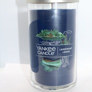 Yankee Candle Lake Front Lodge 14.25oz is a round jar/container candle NEW
